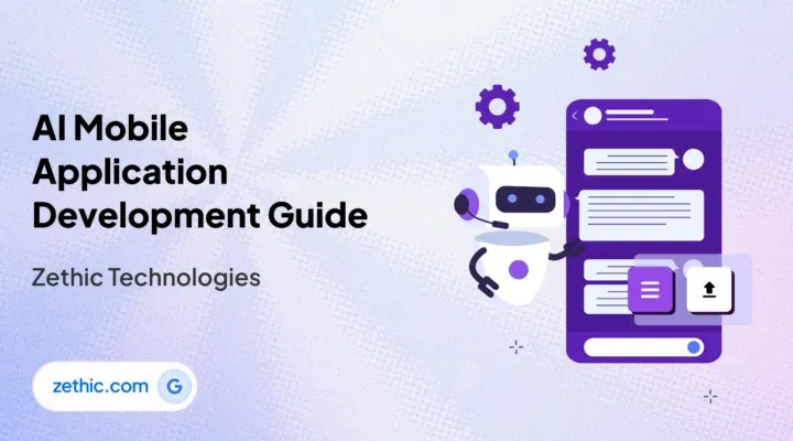 AI integration in app development by Zethic Technologies.