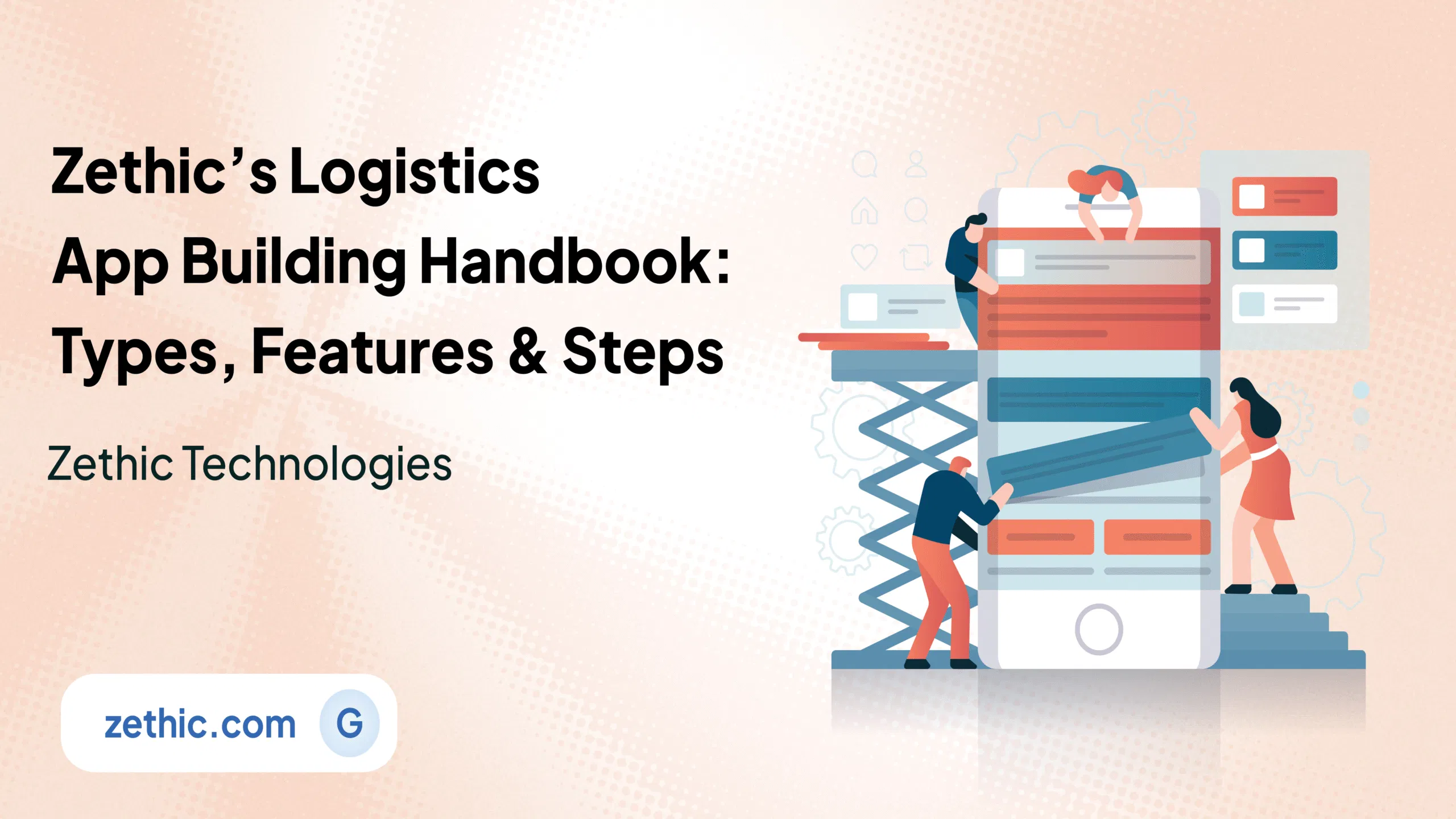 logistics app development company in Bangalore offering logistics software development services, transport software solutions, and UI UX design by Zethic Technologies