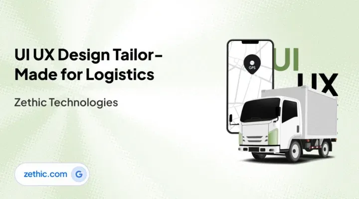 UI UX design company in Bangalore delivering tailor-made logistics platforms through advanced user interface design and website design and development by Zethic Technologies